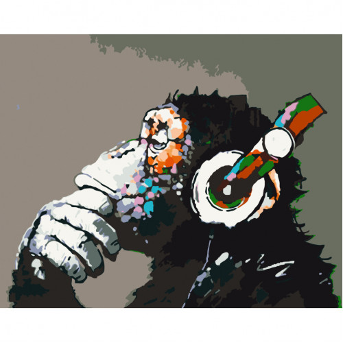 Картина по номерам 'Disco monkey' Art Craft 11675-AC 40х50 см