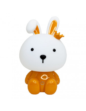 Ночник детский 'Зайка с короной' MGZ-1405(Orange) сетевой, питание от USB