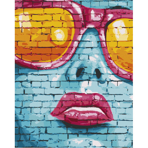 Картина по номерам. Art Craft 'Street art girl' 40х50 см 10248-AC