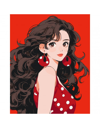 Картина по номерам 'Anime girl' 10132-AC 40х50 см