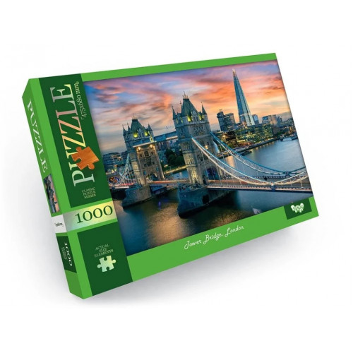 Пазл 'Tower Bridge, London' Danko Toys C1000-12-06, 1000 эл.