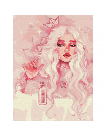 Картина по номерам 'Прекрасная принцесса' ©lesya_nedzelska_art Идейка KHO8311 30х40 см