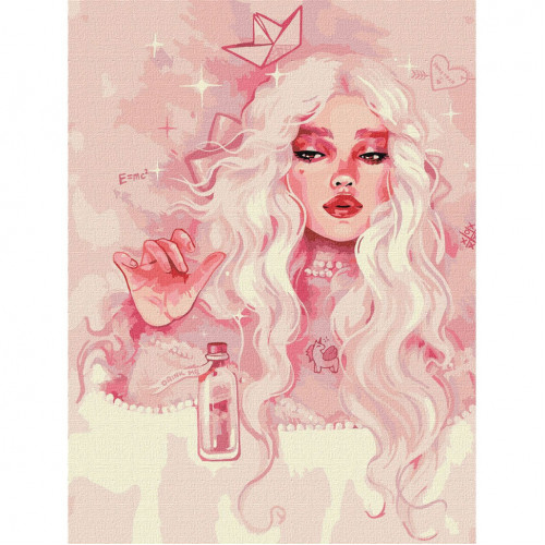 Картина по номерам 'Прекрасная принцесса' ©lesya_nedzelska_art Идейка KHO8311 30х40 см