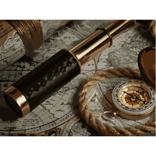 Картина по номерам. Art Craft 'Мечты путешественника' 40*50 см 10521-AC