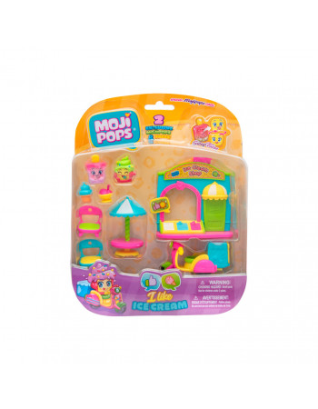 Игровой набор Джелатерия Moji Pops PMPSB216IN20, 2 фигурки, аксессуары