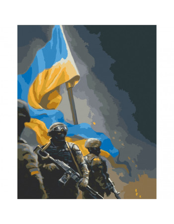 Картина по номерам 'Украинские воины' 10339-NN 40х50 см