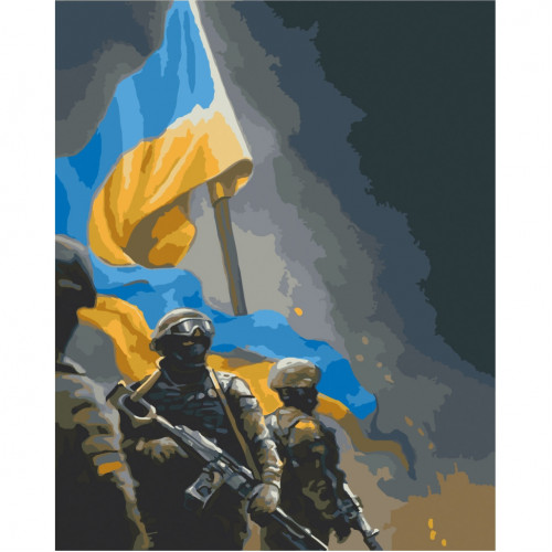 Картина по номерам 'Украинские воины' 10339-NN 40х50 см