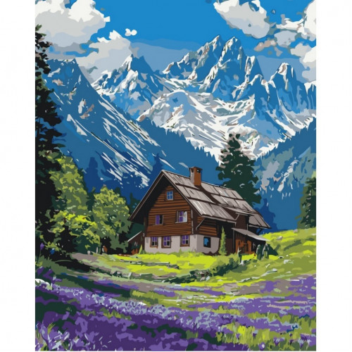 Картина по номерам 'Горный покой' 11036-AC 40x50 см