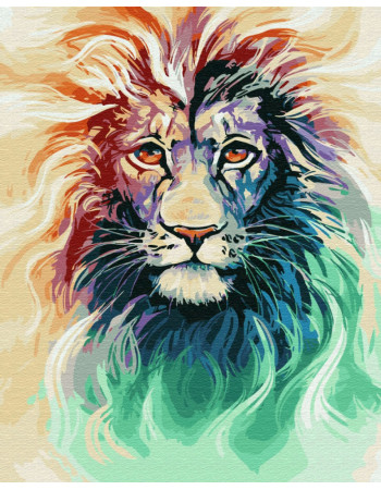 Картина по номерам. Brushme 'Сияние льва' GX28718