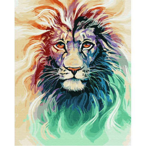 Картина по номерам. Brushme 'Сияние льва' GX28718