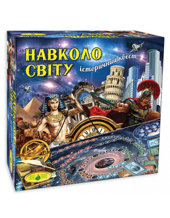 Настольная игра 'Вокруг света' 82296 исторический квест