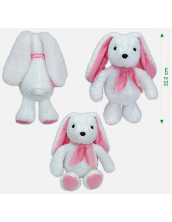 Игрушка мягконабивная Зайка МС 080501-17 розовое