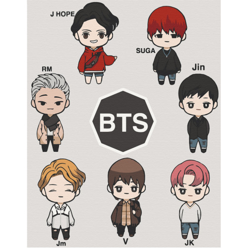 Картина по номерам. Art Craft 'LOL BTS' 40х50 см 10275-AC