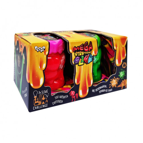 Вязкая масса 'Mega Stretch Slime' SLM-11-01U 2 банки Вид 2