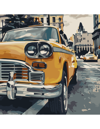 Картина по номерам. Art Craft 'Особенное такси' 40*40 см 10518-АС