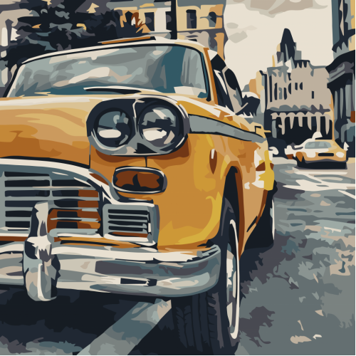 Картина по номерам. Art Craft 'Особенное такси' 40*40 см 10518-АС