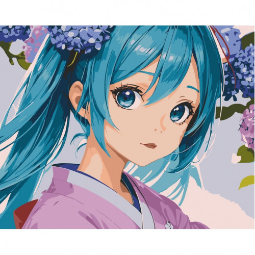 Картина по номерам 'Hatsune Miku' 16093-AC 40х50 см