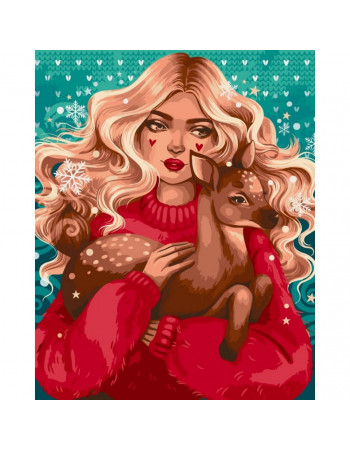 Картина по номерам 'Согретое добротой' @POLLYPOP92 10019-AC 40x50 см