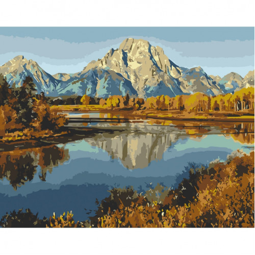Картина по номерам без подрамника 'Горное озеро' Art Craft 11013-ACNF 40х50 см