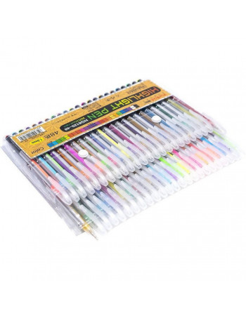 Набор гелевых ручек 'Highlight Pen' HG6120-48, 48 цветов