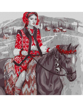 Картина по номерам 'Путешествие родным краем' ©Katya Poltavska KHO2537 40х40 см Идейка