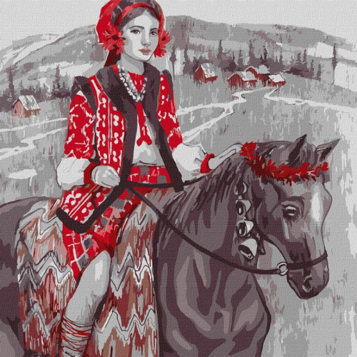 Картина по номерам 'Путешествие родным краем' ©Katya Poltavska KHO2537 40х40 см Идейка
