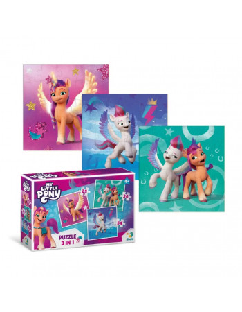 Детские Пазлы 3 в 1 My Little Pony 'Зипп и Санни' DoDo 200384
