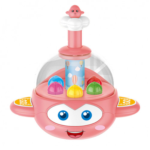 Детская юла 'Самолет' Limo Toy BM1201, 16 см Розовый