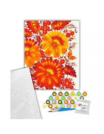 Картина по номерам 'Петриковский мотив' 13168-AC 40х50 см