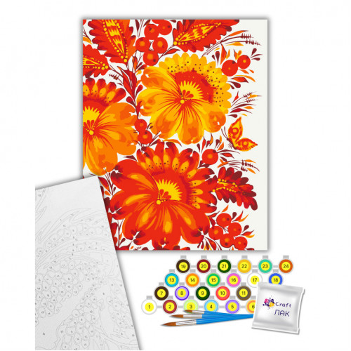 Картина по номерам 'Петриковский мотив' 13168-AC 40х50 см