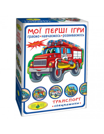 Детская настольная игра 'Транспорт. Спецмашины' 81152, 12 карточек