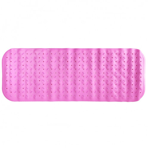Коврик в ванную комнату на присосках MGZ-0901(Pink) 35х95 см