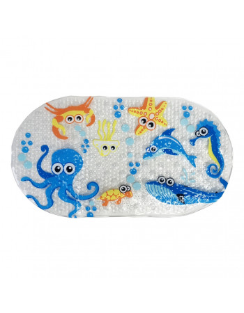 Коврик в ванную комнату на присосках Осьминог MGZ-0900(Octopus) 35х65 см