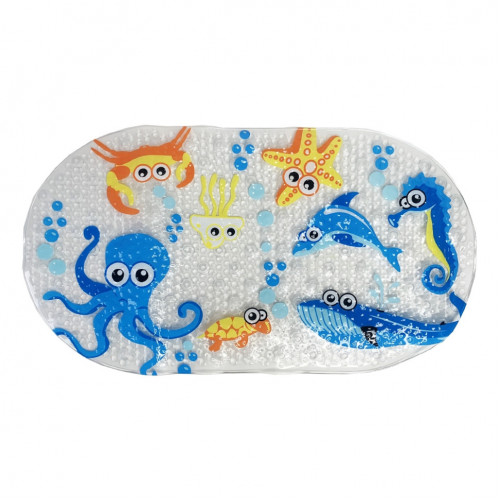 Коврик в ванную комнату на присосках Осьминог MGZ-0900(Octopus) 35х65 см