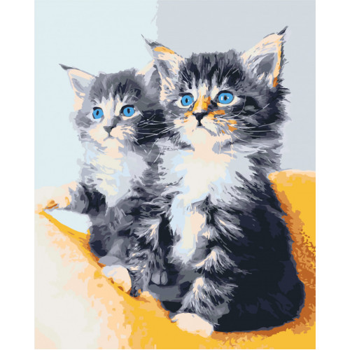Картина по номерам. Art Craft 'Голубоглазые котята' 40*50 см 11617-AC