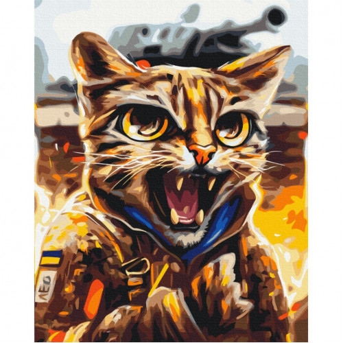Картина по номерам 'Котик Ягуар' ©Марианна Пащук Brushme BS53464 40х50 см