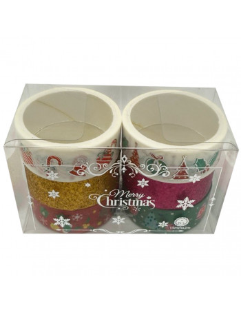 Набор декоративный скотч 'Merry Christmas' XM-JD2273-1, 1,5 см x 2 м