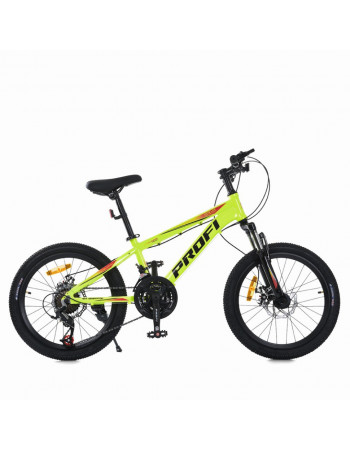 Велосипед подросковый MTB2001-4, 20 дюймов, салатовый