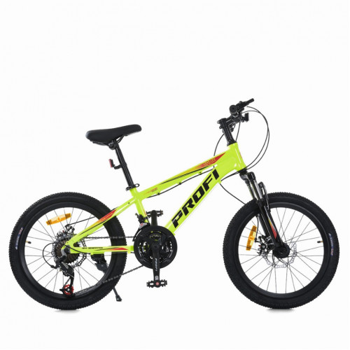 Велосипед подросковый MTB2001-4, 20 дюймов, салатовый