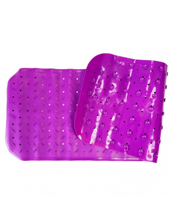 Коврик в ванную комнату на присосках MGZ-0901(Violet) 35х95 см