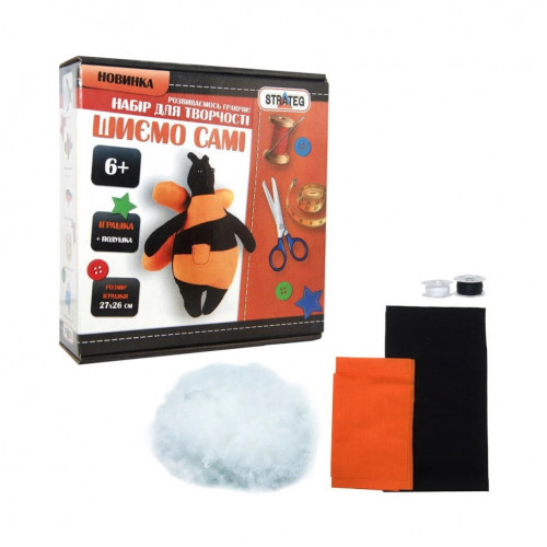 Набор для творчества шьем сами 'Пчелка' Strateg і-08 размер игрушки 27х26 см