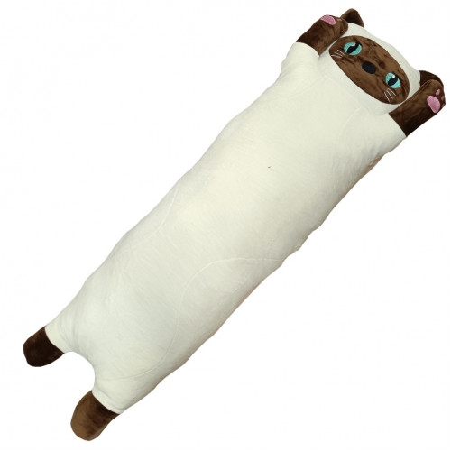 Мягкая игрушка 'Кот батон' K15312, 105 см Белый