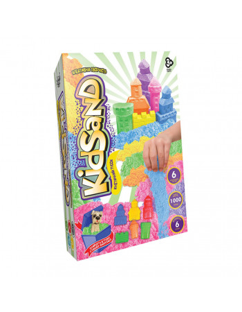 Кинетический песок 'KidSand' KS-04-10U-15U коробка 1000 гр Вид 2