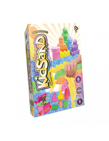 Кинетический песок 'KidSand' KS-04-10U-15U коробка 1000 гр Вид 5