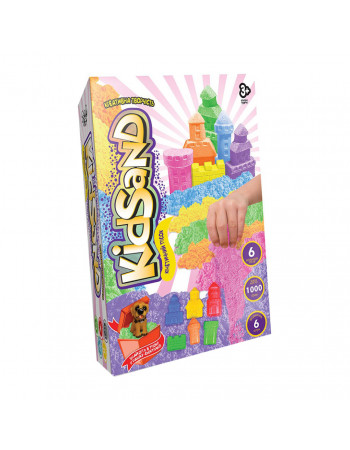 Кинетический песок 'KidSand' KS-04-10U-15U коробка 1000 гр Вид 4