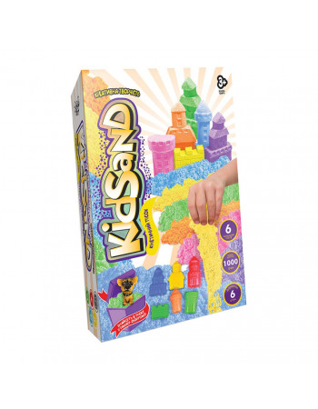 Кинетический песок 'KidSand' KS-04-10U-15U коробка 1000 гр Вид 6