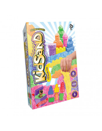 Кинетический песок 'KidSand' KS-04-10U-15U коробка 1000 гр Вид 1