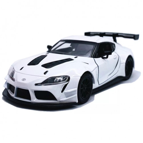 Машинка инерционная 'Toyota GR Supra' KT5421W(White) масштаб 1:43