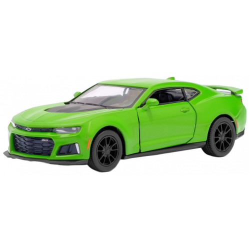 Колекційна іграшкова машинка CHEVROLET CAMARO ZL1 5' KT5399W інерційна  (Зелений)