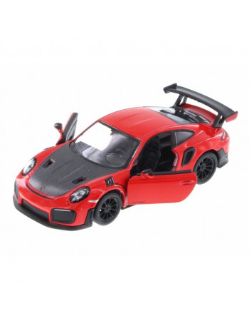 Автомодель легковая PORSCHE 911 GT2 RS 5'' KT5408W, 1:36  Красный